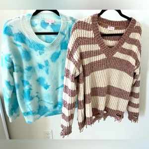 Pink Lily sweater bundle!